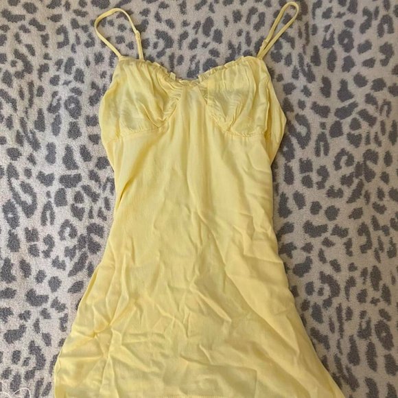 Yellow mini sundress - Picture 1 of 2